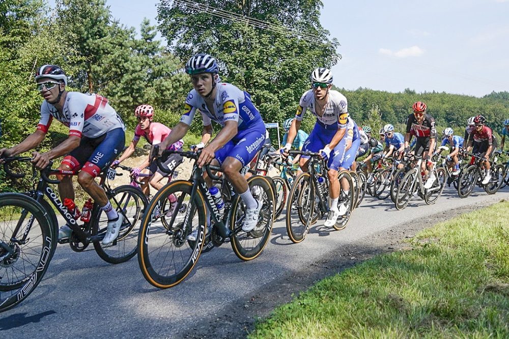 Remco Evenepoel bei der dritten Etappe der Polen-Rundfahrt (Bild: Tomasz Markowski/BELGA)