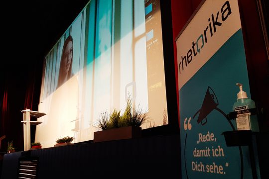 Das etwas andere Rhetorika-Finale 2020 (Archivbild: Olivier Krickel/BRF)