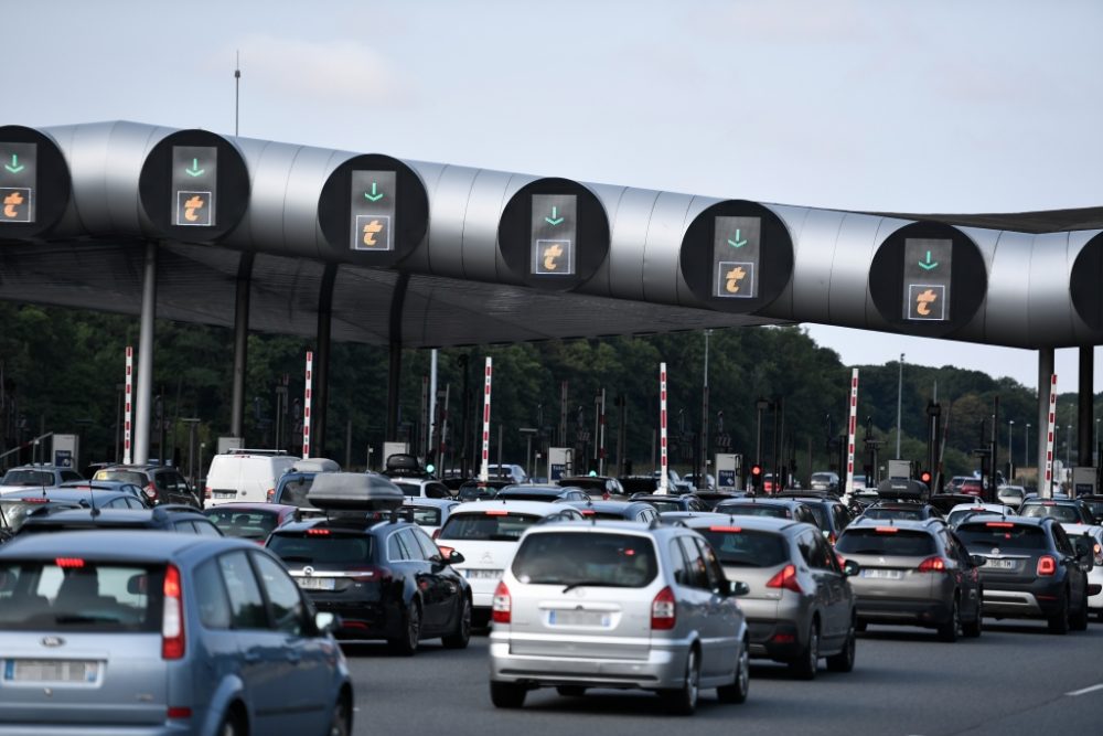 Stau in Frankreich (Bild: Stephane de Sakutin/AFP)