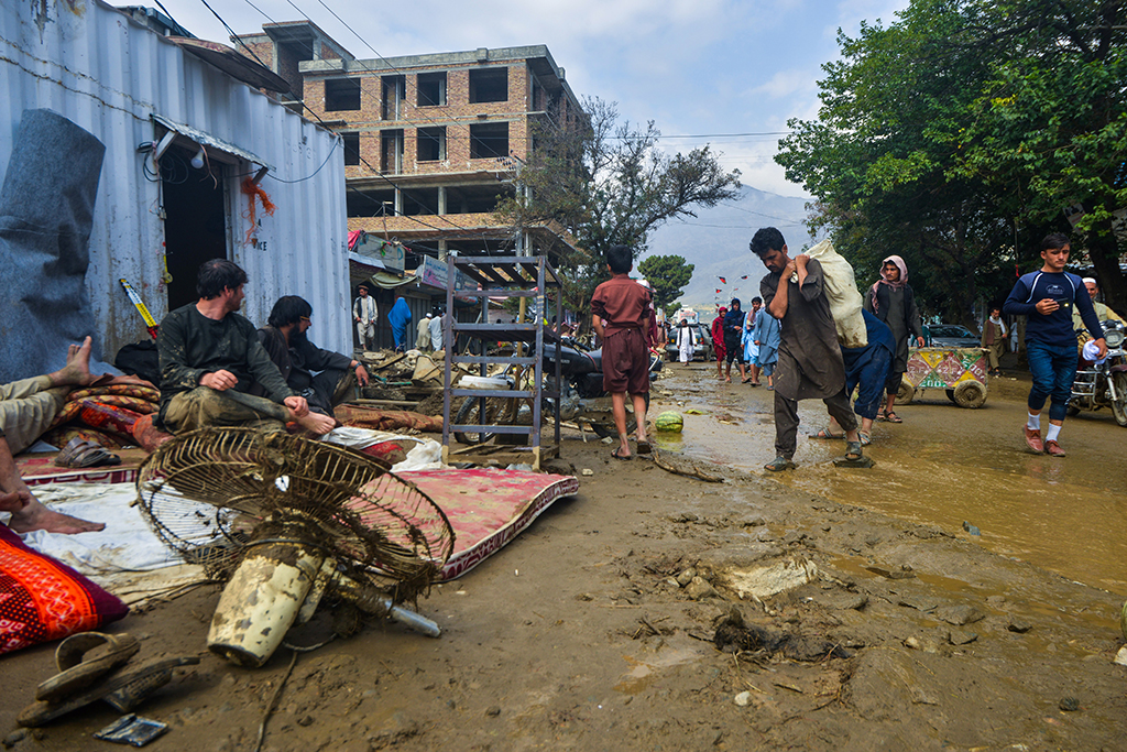 Dutzende Tote nach Sturzfluten in Afghanistan (Bild: Sahel Arman/AFP)