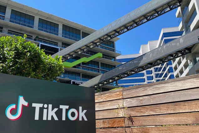 Tiktok-Niederlassung in Los Angeles (Bild: Chris Delmas/AFP)