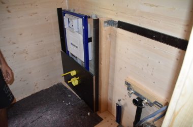 Fabien Schmitz aus Baelen baut ein Tiny House (Bild: Chantal Scheuren/BRF)