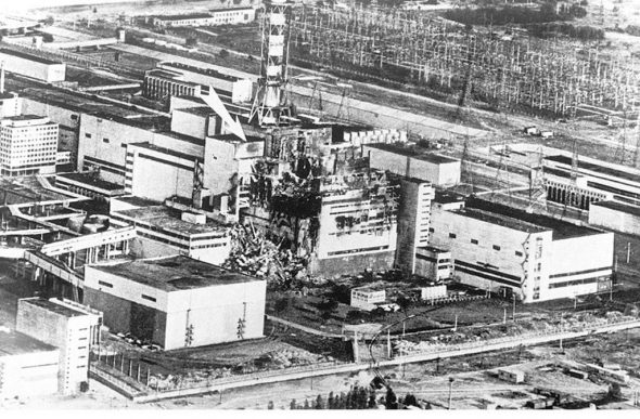 Nach der Explosion von Tschernobyl - Bild vom 9. Mai 1986 (Archivbild: EPA)