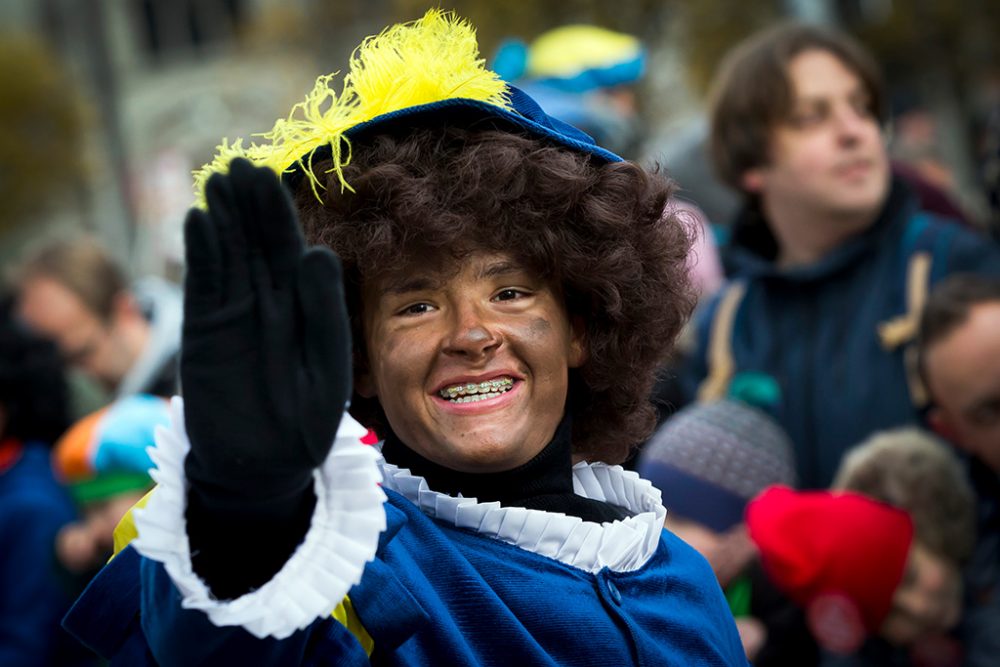 Der "Zwarte Piet", Helfer des Sinterklaas (Bild: Kristof Van Accom/Belga)