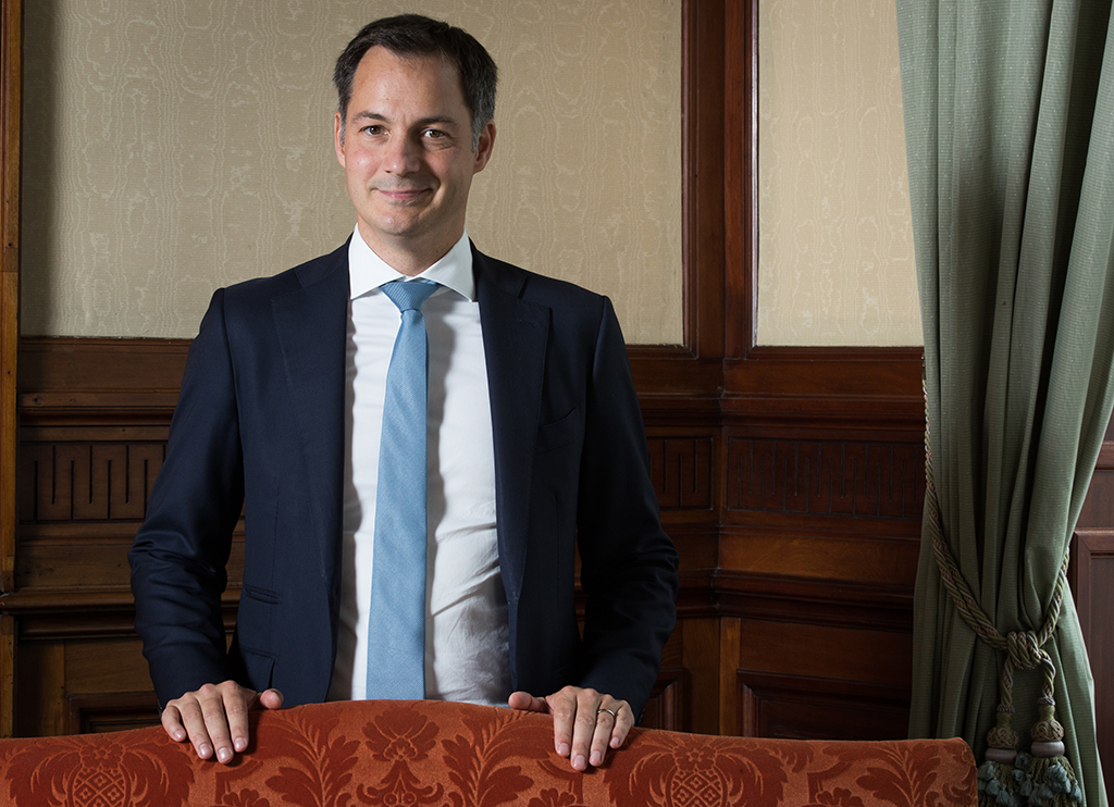 Der neue Premierminister Alexander De Croo (Open Vld)