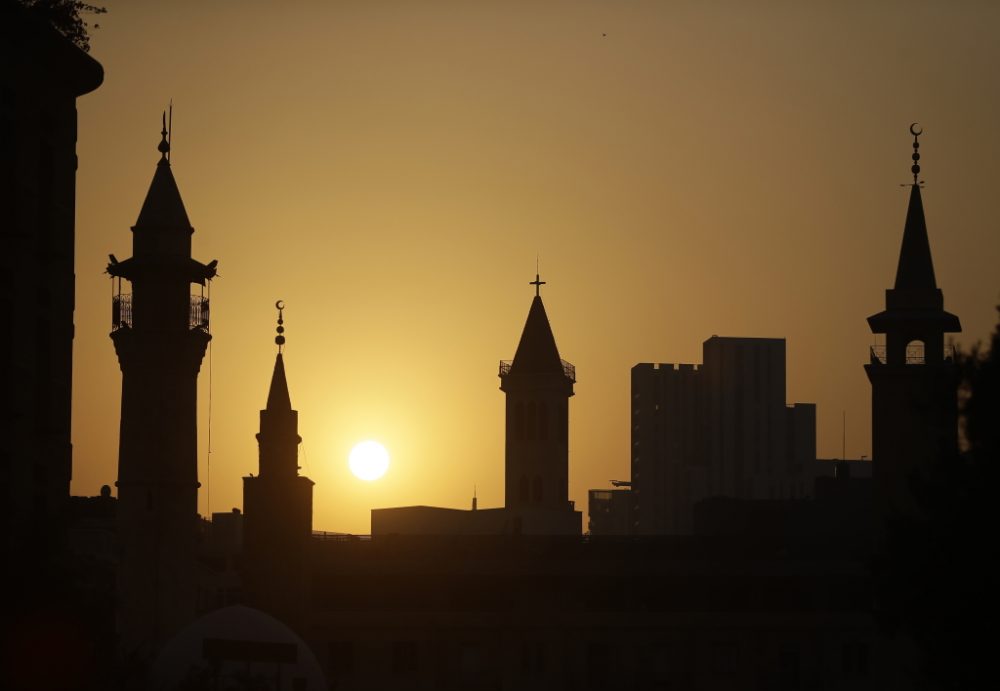 Beirut am Freitagabend (Bild: Joseph Eid/AFP)