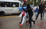 Festnahme von Demonstranten in Belarus