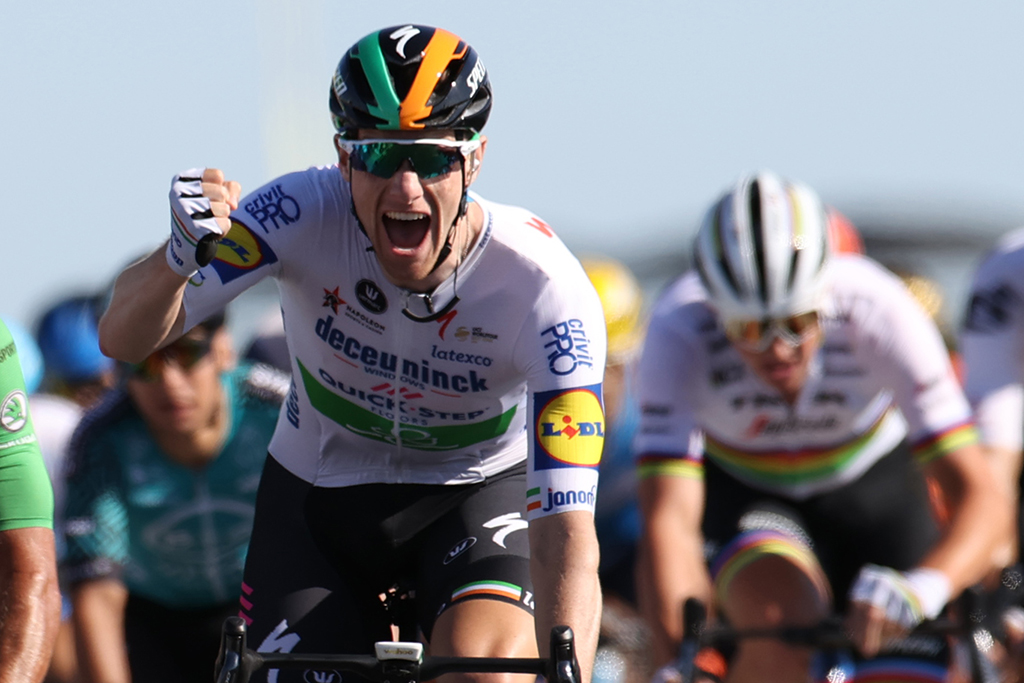 Sam Bennett hat die zehnte Etappe der Tour de France für sich entschieden (Bild: Kenzo Tribouillard/AFP)