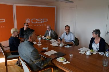 Die CSP-Fraktion im Parlament der Deutschsprachigen Gemeinschaft (Bild: Stephan Pesch/BRF)