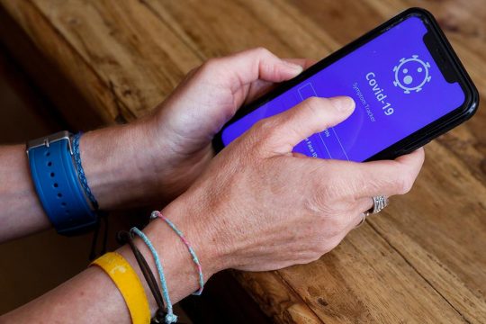 Covid-Tracing-App (Bild: Thierry Roge/Belga)