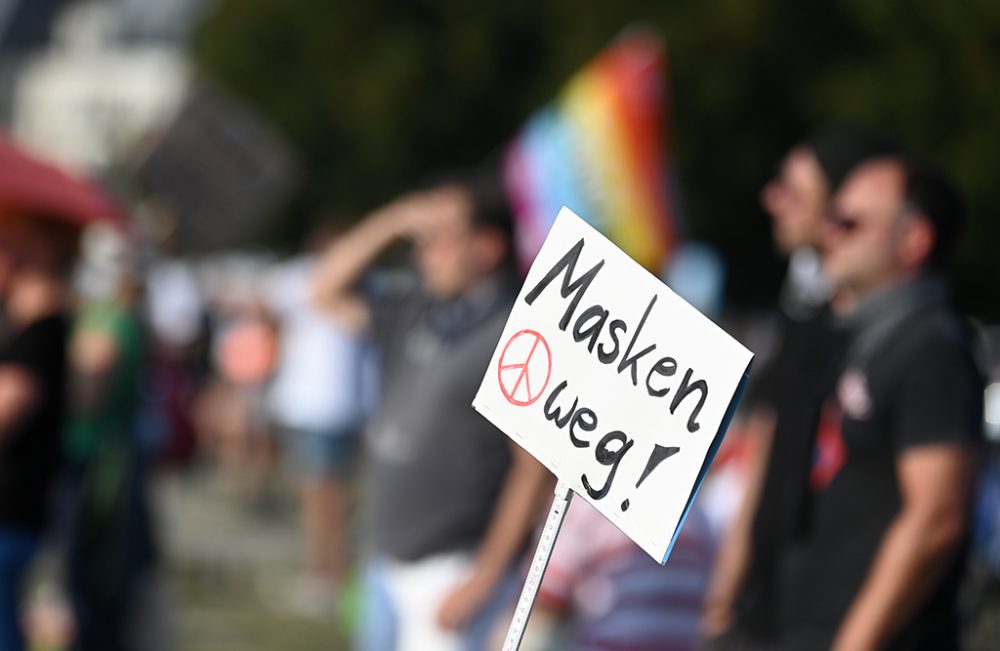 Corona-Proteste in München (Bild: Christoph Stache/AFP)