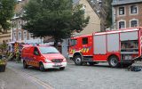 Gospertstraße wegen Wohnbrand in der Nacht gesperrt (Bild: BRF)