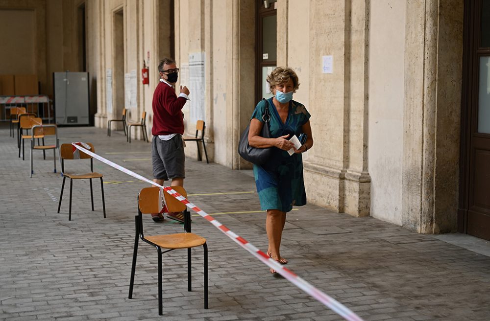 Regional- und Kommunalwahlen in Italien (Bild: Vincenzo Pinto/AFP)