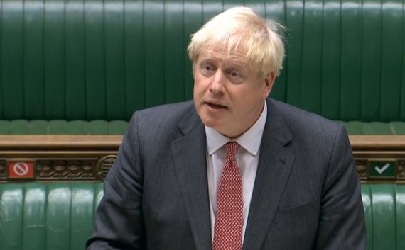 Premierminister Boris Johnson im britischen Unterhaus