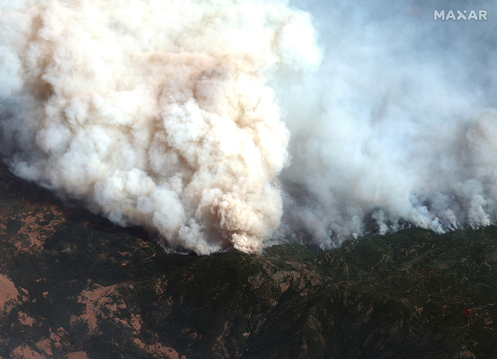 Verheerrender Waldbrand in Kalifornie
