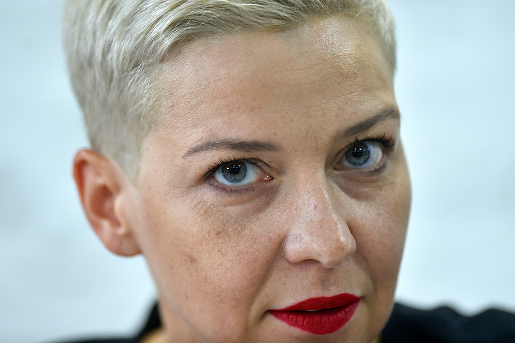 Die Oppositionspolitikerin Maria Kolesnikowa aus Belarus