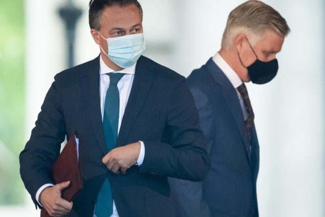 Egbert Lachaert hat König Philippe am Freitag Bericht erstattet (Bild: Benoît Doppagne/Belga)