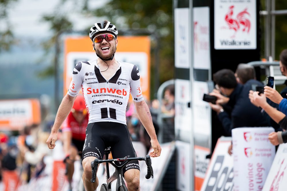 Marc Hirschi siegt bei der Flèche Wallonne (Bild: Kristof Van Accom/Belga)