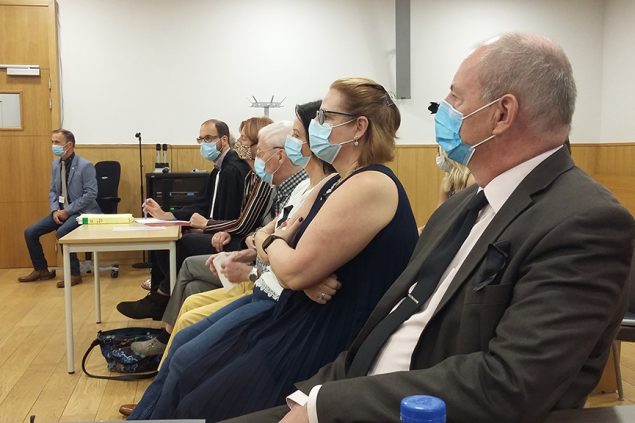 Dritter Tag im Mordprozess: Die Zivilpartei (Bild: Chantal Delhez/BRF)