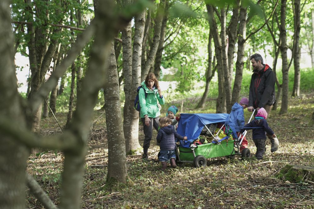 Neuer Standort für den Waldkindergarten 'NaWaKi' in Hergenrath (Bild: Thierry Cornely/BRF)