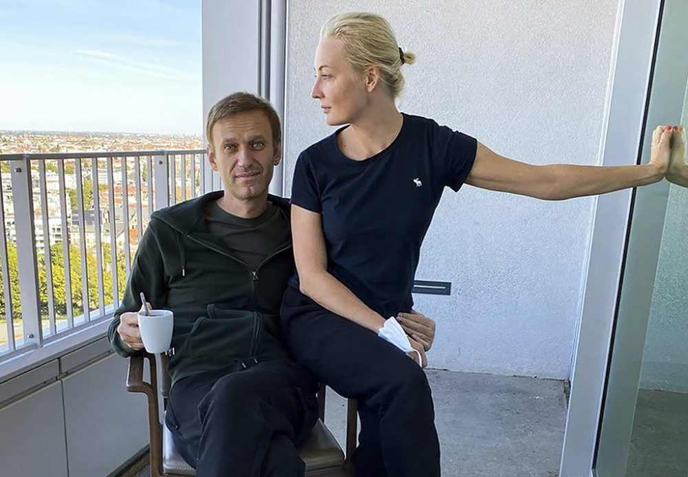 Alexej Nawalny mit seiner Frau Yulia Nawalnaya (Bild: Instagram account @navalny / AFP)