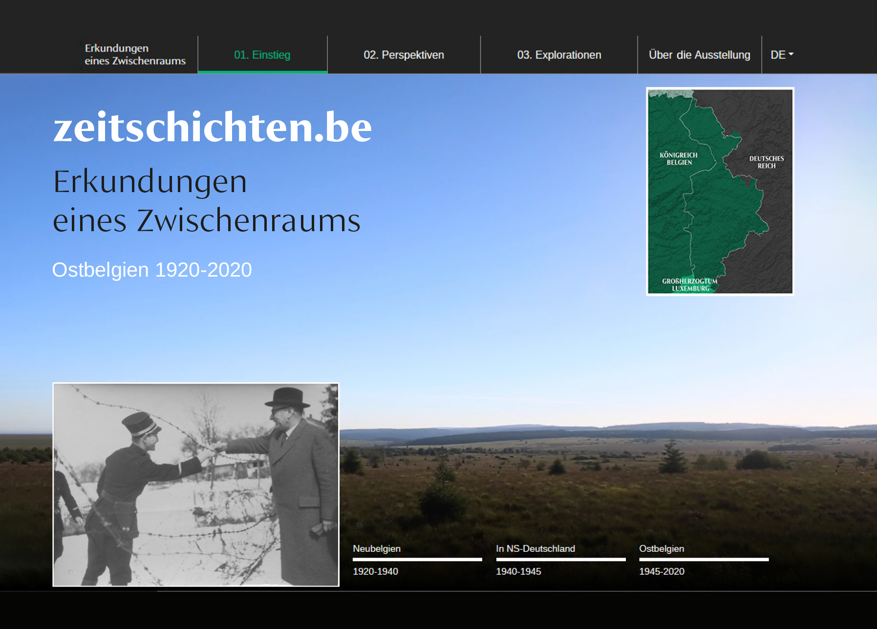 Virtuelle Ausstellung "Zeitschichten" zur 100-jährigen ostbelgischen Geschichte
