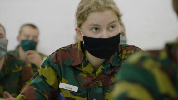 Prinzessin Elisabeth im Lager Elsenborn