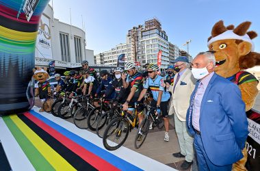 Rad-WM 2021 in Antwerpen vorgestellt (Bild: Dirk Waem/Belga)