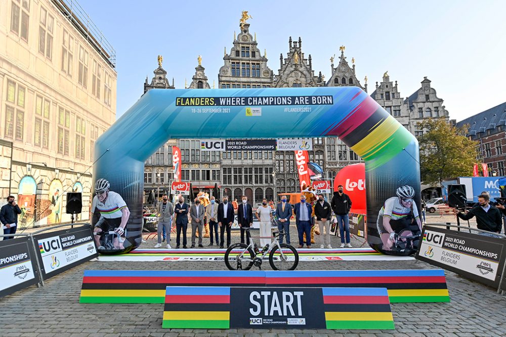 Rad-WM 2021 in Antwerpen vorgestellt (Bild: Dirk Waem/Belga)