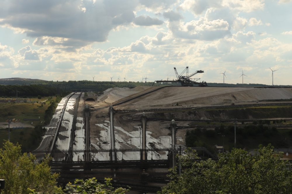 Bagger am Tagebau Inden (Bild: Olivier Krickel/BRF)