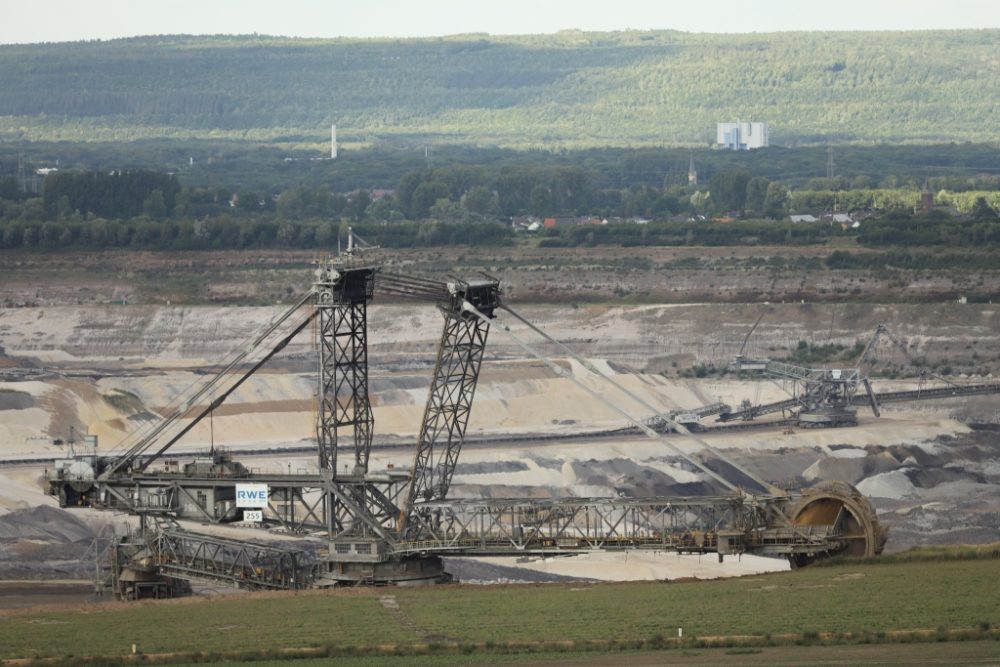 Bagger am Tagebau Inden (Bild: Olivier Krickel/BRF)