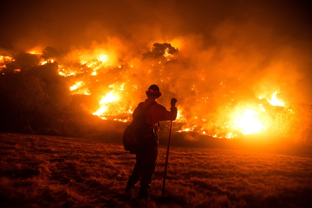 Waldbrand in Kalifornien 2020 (Bild: Ringo Chiu/AFP)