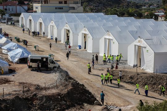 Das neue Flüchtlingscamp auf Lesbos
