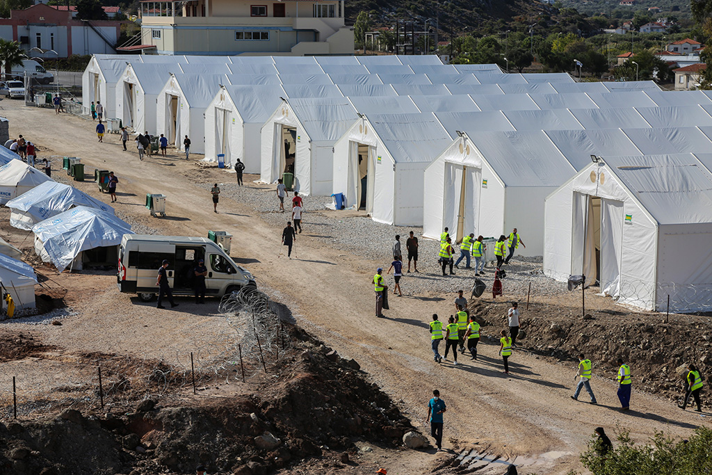 Das neue Flüchtlingscamp auf Lesbos