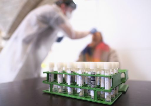 Corona-Test (Archivbild: Eric Lalmand/Belga)