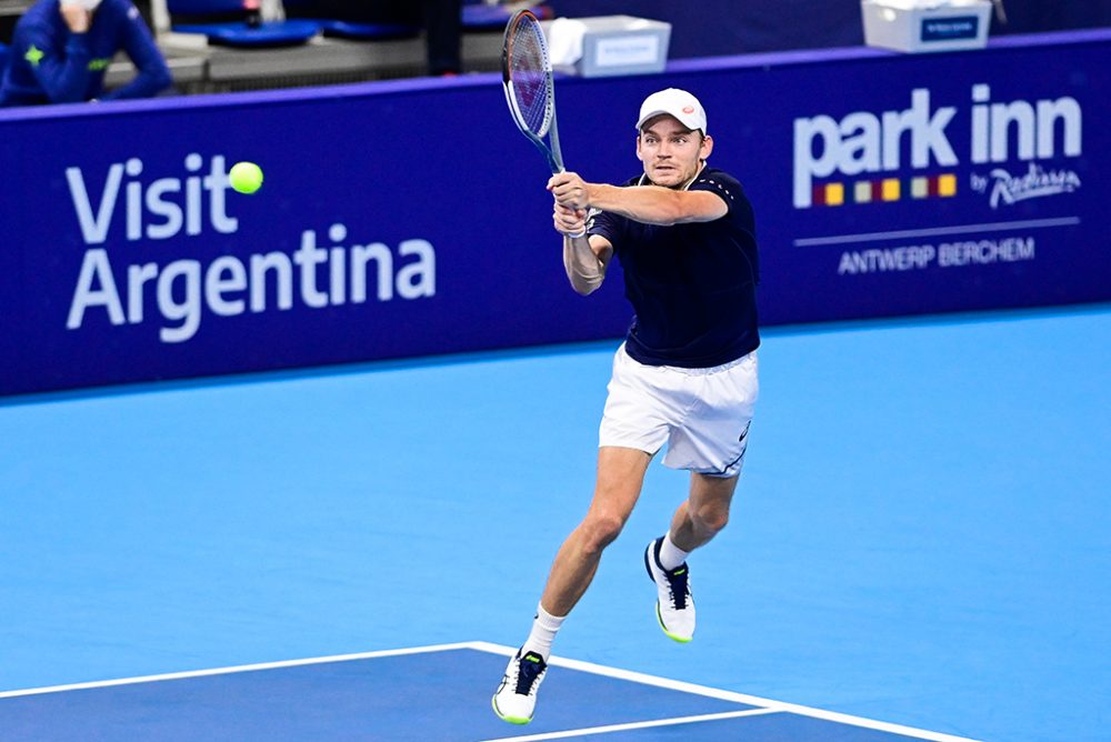 David Goffin beim ATP-Turnier in Antwerpen