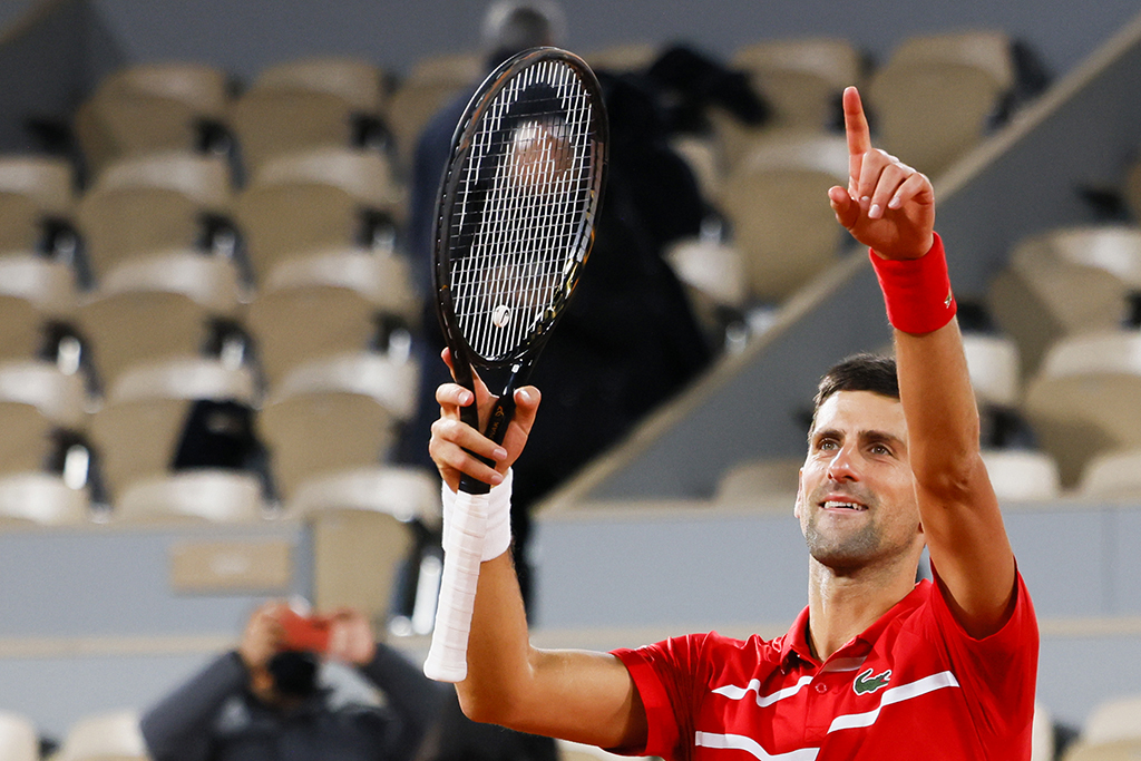 Novak Djokovic steht im Finale der French Open (Bild: Thomas Samson/AFP)