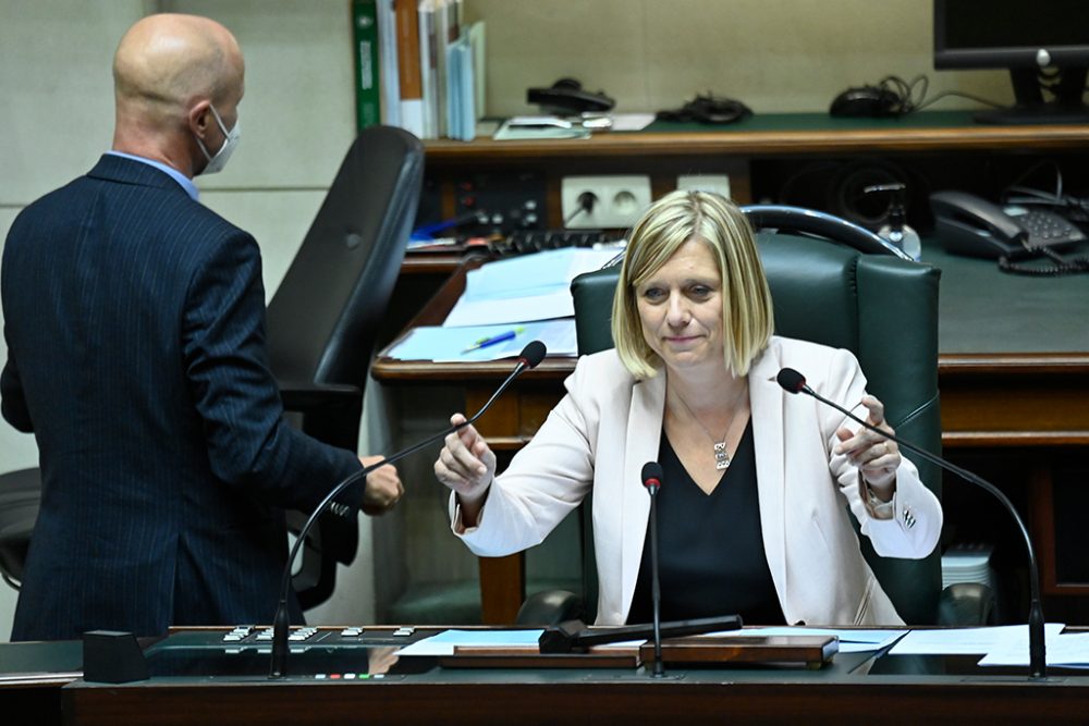 Kammervorsitzende Eliane Tillieux (Archivbild: Eric Lalmand/Belga)