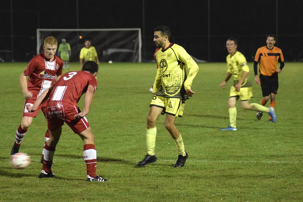 Neuzugang Hakim Doucene sorgte für den Emmelser Ausgleich zum 1:1-Endstand (Bild: Stephan Pesch/BRF)