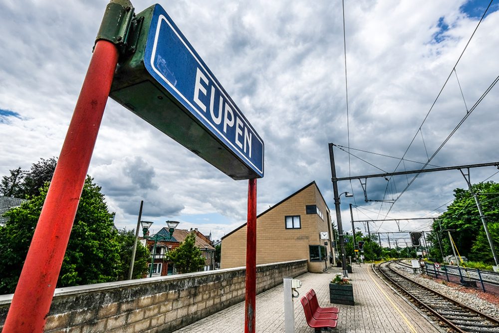 Der Bahnhof in Eupen (Bild: Bruno Fahy/Belga)