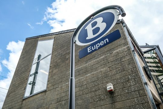 Der Bahnhof in Eupen
