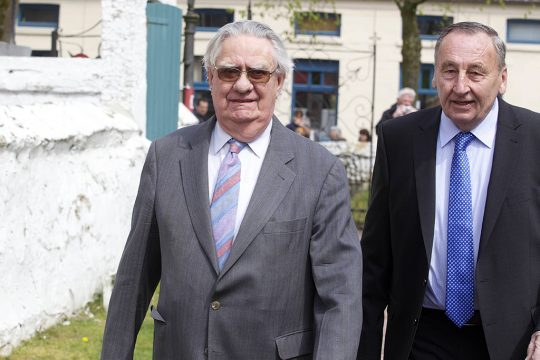 Fons Verplaetse (l.) im April 2013 (Archivbild: Nicolas Maeterlinck/Belga)