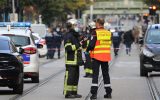 Messerangriff in Nizza: Polizei und Feuerwehr sichern den Tatort (Bild: Valery Hache/AFP)