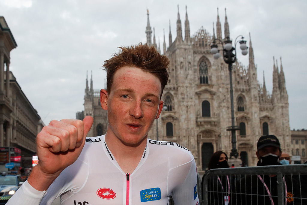 Brite Hart gewinnt Giro d'Italia (Bild: Luca Bettini/AFP)
