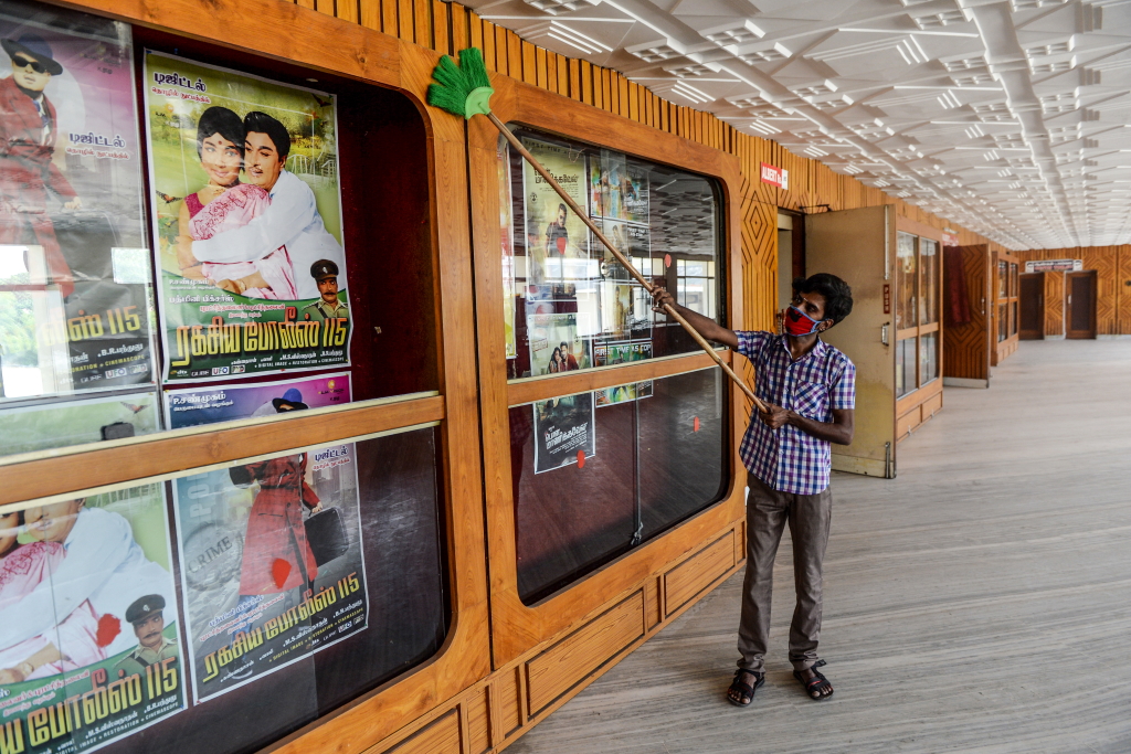 In einem Kino in Chennai (Bild: Arun Sankar/AFP)