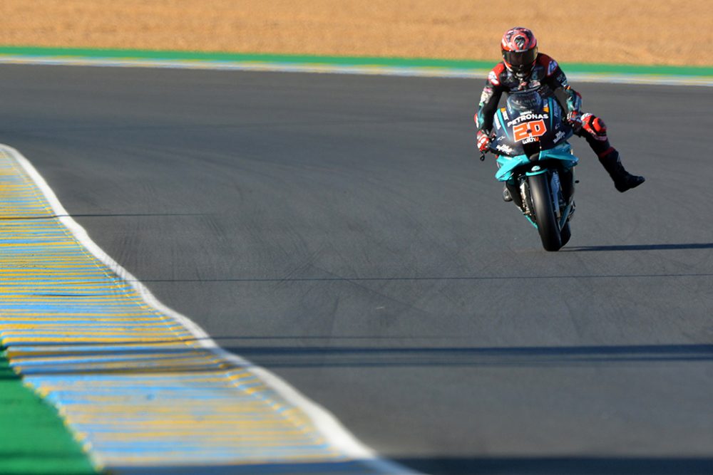 Fabio Quartararo holt sich die Heim-Pole (Bild: Jean-François Monier/AFP)