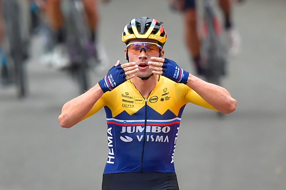 Titelverteidiger Primoz Roglic (Bild: Ander Gillenea/AFP)