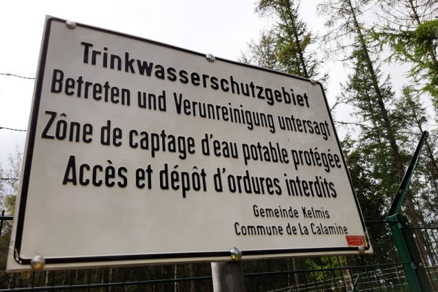 Wasserscheichtum Kelmis: Für trockene Tage gerüstet (Bild: Manuel Zimmermann/BRF)