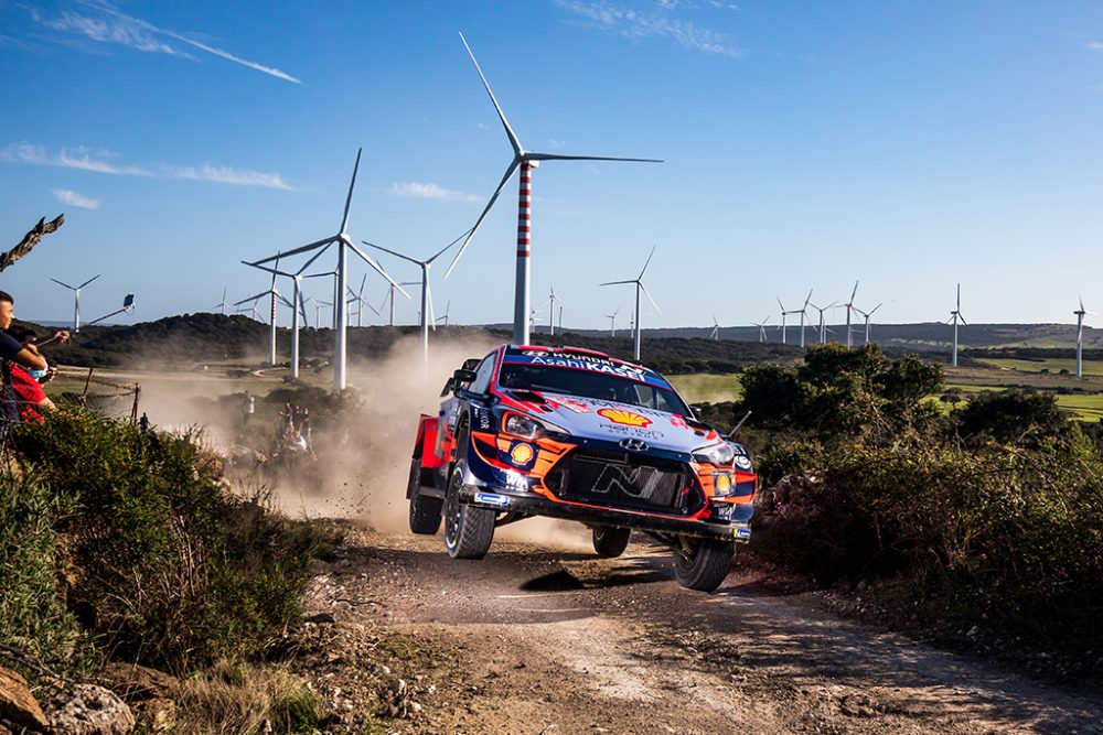 Dani Sordo/Carlos Del Barrio bauen die Führung aus (Bild: Fabien Dufour/Hyundai Motorsport)