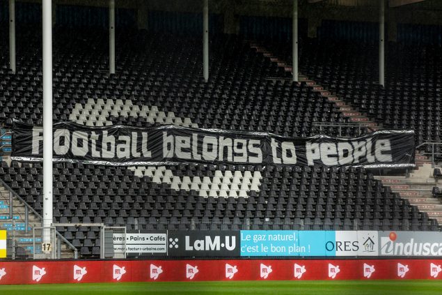 Das Stadium von Sporting Charleroi